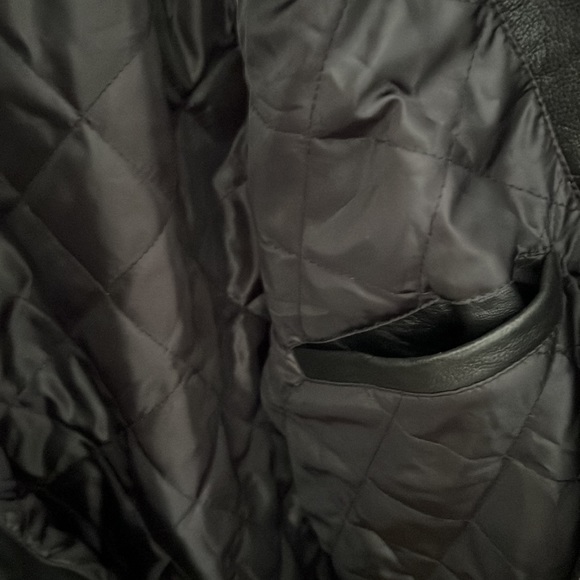 NWT Mens Size Medium Vintage Leather Jacket - Picture 4 of 10